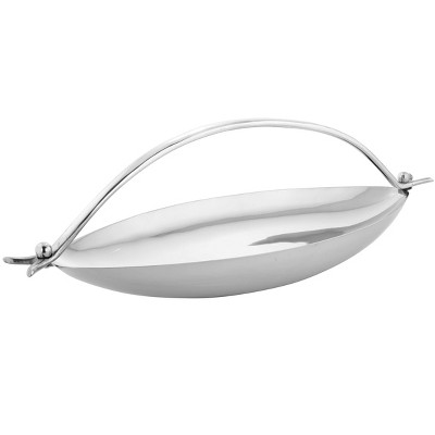Sol Living Stainless Steel Salad Bowl Serve Pasta, Snacks, Fruit