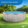 Aquarian Phoenix 15' x 52" Steel Frame Above-Ground Pool Kit, DIY Family Size Backyard Pool with Sand Filter Pump, Ladder, Liner, Skimmer, and Net - 3 of 4