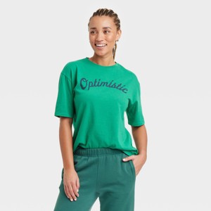 Women's Oversized Short Sleeve Graphic T-Shirt - Universal Thread™ - 1 of 4