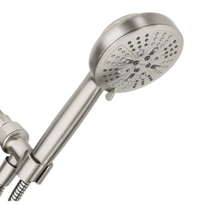 Photo 1 of Hydro Energetix Spot Resistant Handheld Showerhead Brushed Nickel - Moen