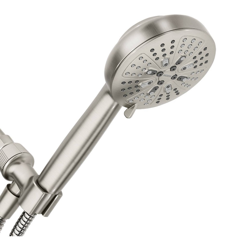 Photos - Shower System Moen Hydro Energetix Spot Resistant Handheld Showerhead Brushed Nickel  