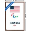 Trends International Team USA - Paralympic Logo Framed Wall Poster Prints - 3 of 4