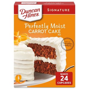 Duncan Hines Signature Perfectly Moist Carrot Cake Mix, 15.25 oz, Pack of 4 - 1 of 3