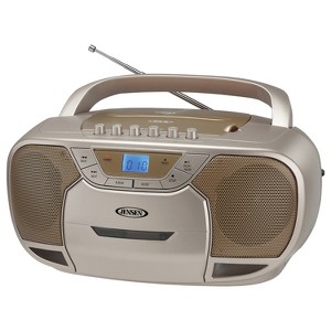 JENSEN® CD-590 1-Watt Portable Stereo CD and Cassette Player/Recorder with AM/FM Radio and Bluetooth® - 1 of 4