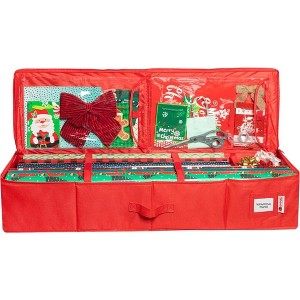 Hold N' Storage - Wrapping Paper Storage Container. Fits up to 27 Rolls 1.37" Diam. - 1 of 4