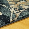 Modern Floral Indoor Area Rug or Runner - Blue Nile Mills - 4 of 4