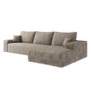 107" Cloud Plush Corduroy L-Shaped Sectional Sofa with Right Chaise - 4 of 4