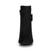 Allegra K Women's Round Toe Block Heel Ankle Booties - 2 of 4