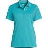 Lands' End Women's Short Sleeve Solid Active Polo - 2 of 2