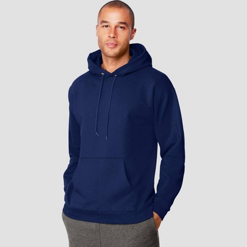 Hanes Men's Ultimate Cotton Pullover Hooded Sweatshirt - Navy L