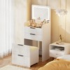 Fredees 3-in-1 Vanity Desk with Flip Top Mirror and Lights - 3 of 4