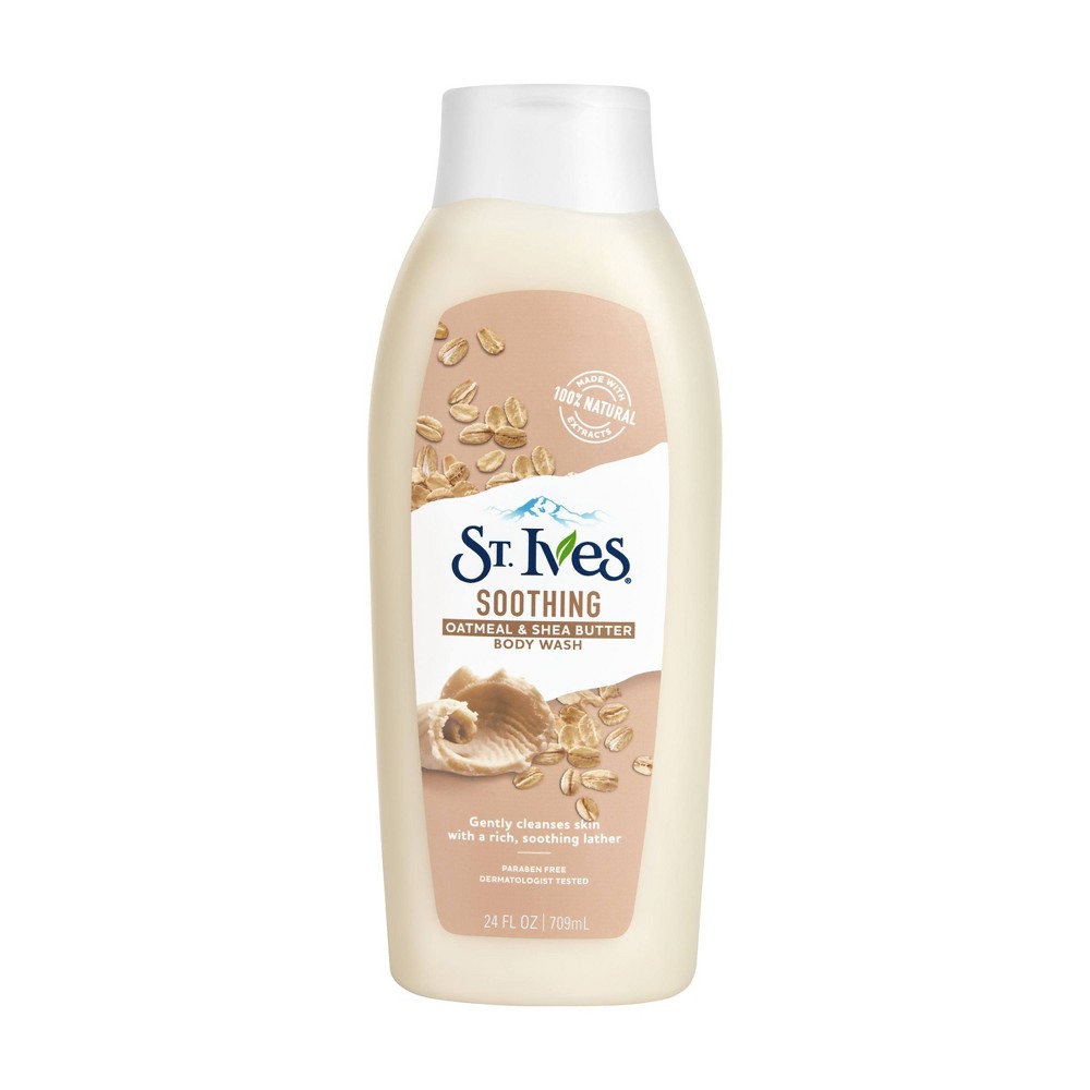 UPC 077043401477 product image for St. Ives Soothing Oatmeal & Shea Butter Paraben-Free Body Wash Soap - 24 fl oz | upcitemdb.com