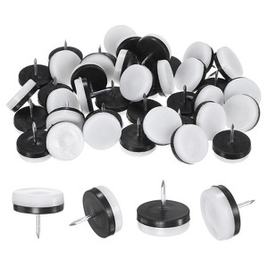 Unique Bargains Nail-on Furniture Sliders Chair Leg Protectors 40 Pcs - 1 of 4