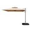 TiramisuBest 9ft Aluminum Cantilever Tilt Patio Umbrella with Center Pole - Lake Blue (Not Base) - 4 of 4