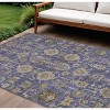 Purple Beige And Taupe Oriental Washable Indoor Outdoor Area Rug - 2 of 4