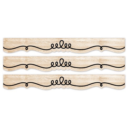 Creative Teaching Press® Core Decor Loop-de-Doodle on Wood EZ Border, 48 Feet Per Pack, 3 Packs - image 1 of 4