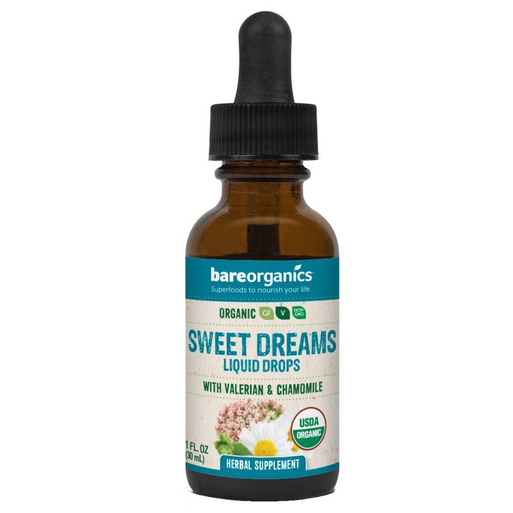Photos - Vitamins & Minerals BareOrganics Sweet Dreams Vegan Organic Liquid Drops - 1 fl oz
