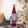 FURNIinspire Decorative Objects 2pcs Christmas Gnomes Decorations, Skiing Dolls, Holiday Table Home Ornaments Decorations, Red, 4.5"*5.9"*15" - 3 of 4