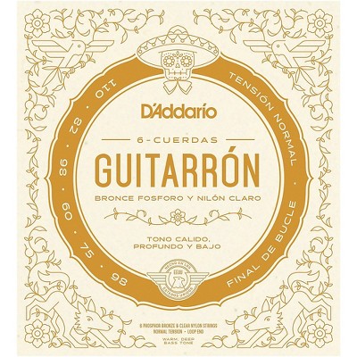 D'Addario Guitarron 6 String Set, Phosphor Bronze, Normal Tension