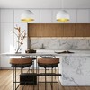 ET2 Lighting Foster 1 - Light Pendant in  White/Gold - 3 of 3