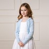 Hope & Henry Girls' Pointelle Bow Cardigan, Kids - 2 of 4