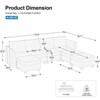 Belffin 7-Piece Modular Sectional – 2100lb Capacity & Tool-Free Storage System - 4 of 4