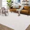 Area Rug for Living Room Bedroom Modern Solid Indoor Carpet Non-Slip Low Pile Machine Washable Kids Room Accent Simple Carpet No-Shedding - 4 of 4