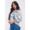 WEST K Women's Sophia Three Quarter Sleeve Blouse - 2 of 4