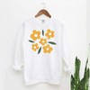 Simply Sage Market Women's Garment Dyed Yellow Daisies Graphic Sweatshirt - 2 of 2