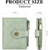 BEAFUP Women's Wallet,Slim RFID Blocking Bifold Wallet with Zipper Coin Pocket – PU Leather Compact Card Holder - 3 of 4