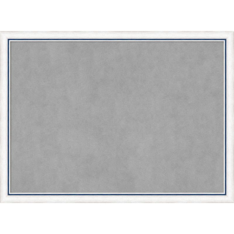 30&#34;x22&#34; Morgan Framed Magnetic Board White/Blue - Amanti Art, 1 of 12