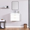 KTMBDW 24 Inch Bathroom Vanity with Sink Combo,Floating Bathroom Vanity with 2 Drawers & Metal Handle, Wall Mount Storage Cabinet for Small Space - 3 of 4