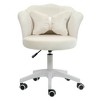 DYHOME Modern Velvet Task Chair 360 Swivel Adjustable Height Office Chair - 2 of 4