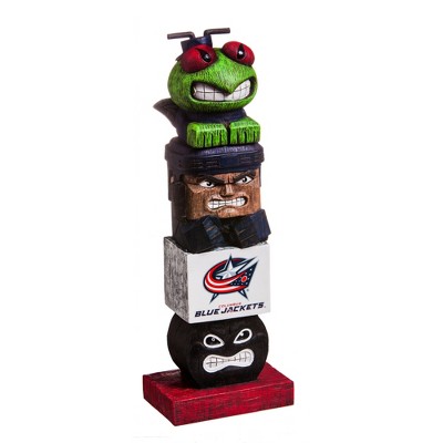 Evergreen Team Sports America NHL Columbus Blue Jackets Tiki Totem, Team Colors, One Size