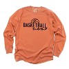Simply Sage Market Women's Basketball Mom Ball Long Sleeve Garment Dyed Tee - 3 of 4