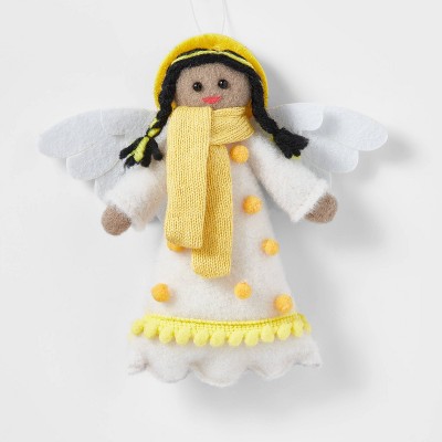 Angel with White Dress Christmas Tree Ornament - Wondershop™