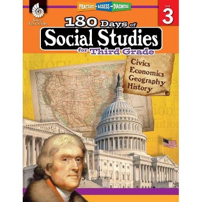 180 Days of Social Studies for Third Grade - (180 Days of Practice) by  Terri McNamara (Paperback)