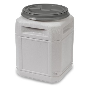 Mighty Tuff Pet Food Storage Container with Airtight Lid and Handles, 10 Gal - 1 of 4