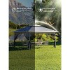 Gazebo Tent 13x13 Pop Up Instant Canopy Tent with 4 Sand Bags & Mosquito Netting for Backyard Garden Patio, Height Adjustable - 3 of 4