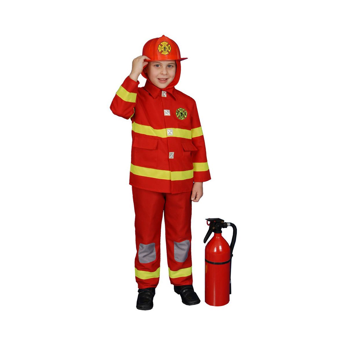 Dress Up America Firefighter Costume For Toddlers - thumbnail 3