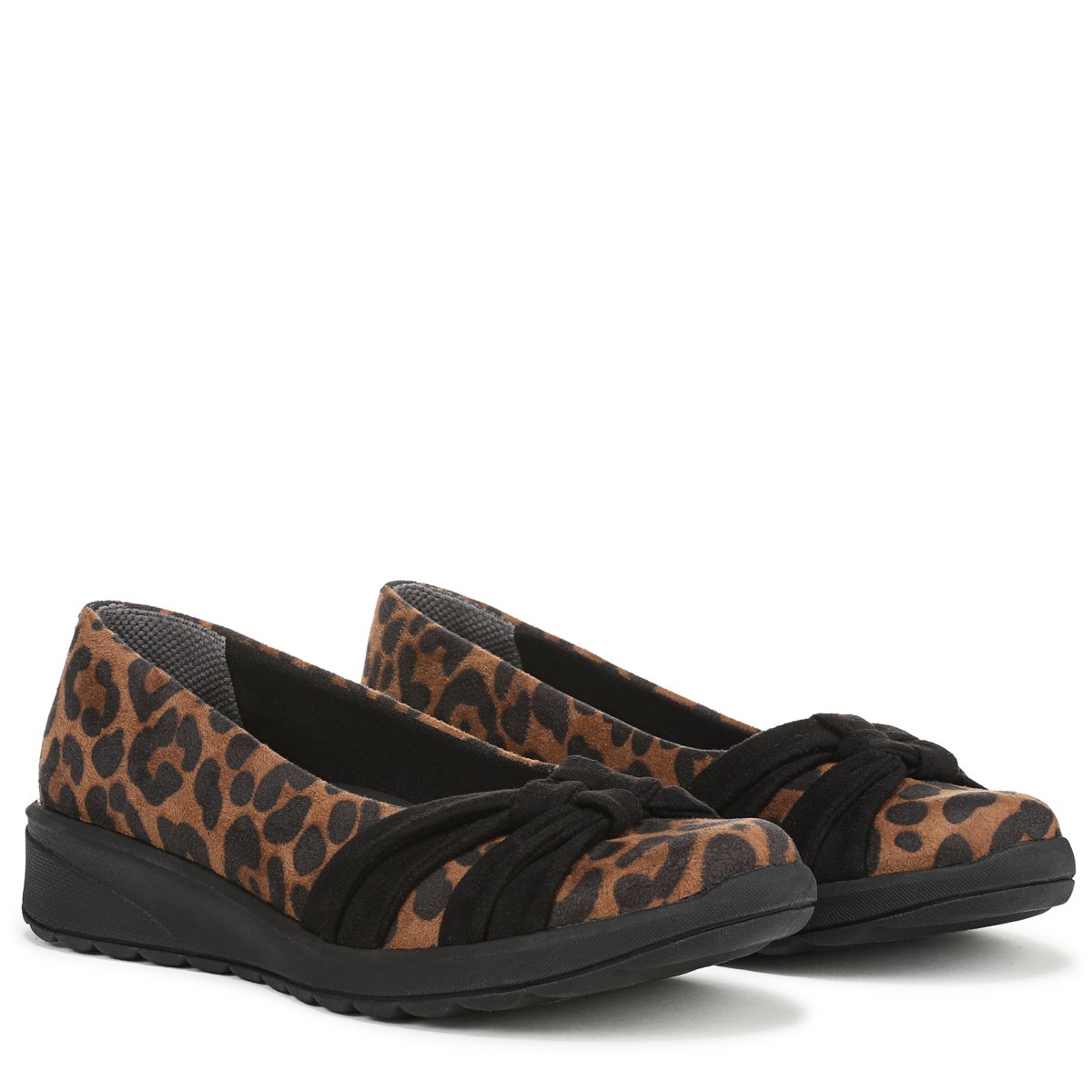 Обувь Bzees for Lifestride LifeStride Women's Glamour Ballet Flat Brown Leopard 9 M — фото 2