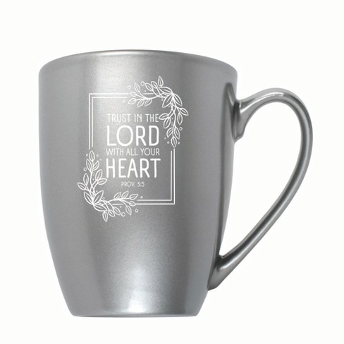 Elanze Designs Trust In The Lord With All Your Heart 10 Ounce New Bone ...