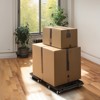 VEVOR Furniture Dolly, 500 lbs Capacity Each Count, Furniture Mover with Wheels, Portable Moving Rollers 4 Wheels Heavy Duty, 2 Pack, Black - 2 of 4