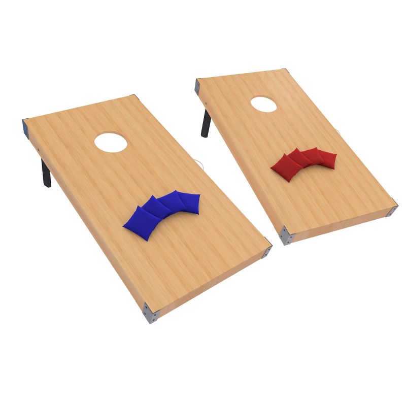 Toy Time Outdoor Cornhole Regulation Lawn Game Set - Wood, 1 of 7