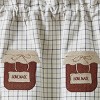 Park Designs Jam Jar Lined Applique Valance 60" X 14" - 3 of 4