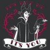Women's Sleeping Beauty Maleficent Valentine's Day It's Not Me, It's You Racerback Tank Top - 2 of 4