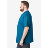 Liberty Blues by KingSize Men's Big & Tall Longer-Length Shrink-Less Piqué Polo - image 4 of 4