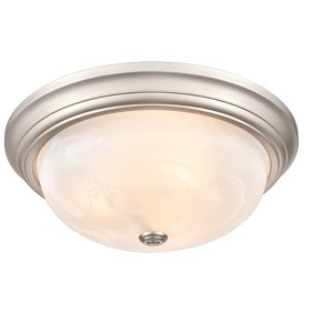 Millennium Lighting 3 - Light Flush Mount in  Satin Nickel - 1 of 2