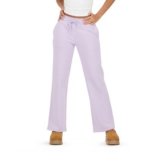 Forever 21 Women’s Low Rise Flare Jogger – Soft Fleece Sweatpants with ...
