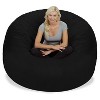 6' Huge Bean Bag Chair with Memory Foam Filling and Washable Cover - Relax Sacks - 4 of 4